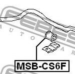 Втулка переднего стабилизатора D24.5 FEBEST
