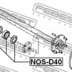Ремкомплект задн полуоси NISSAN NAVARA D40 05- NOS-D40 FEBEST