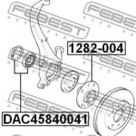 Подшипник ступицы DAC45840041 FEBEST