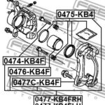 Ремкомплект тормозного суппорта 0475-KB4 FEBEST