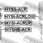 Опора заднего амортизатора FEBEST