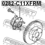 Ступица передняя FEBEST