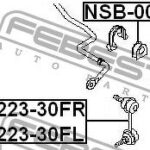 Тяга стабилизатора передняя левая FEBEST