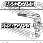 ВТУЛКА КАРДАНА РУЛЕВОГО НИЖНЕГО SUZUKI GRAND VITARA 95- FEBEST