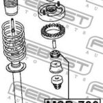 Втулка переднего амортизатора FEBEST