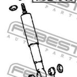 Втулка амортизатора задняя TOYOTA LAND CRUISER PRADO 90 1996-2002 TSB-816 FEBEST