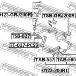 Втулка заднего стабилизатора D25 FEBEST