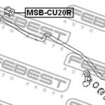 Втулка заднего стабилизатора D16 FEBEST