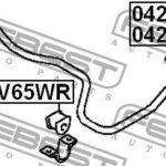 Втулка заднего стабилизатора D27 FEBEST