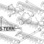 Втулка заднего стабилизатора D25 FEBEST