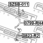 Стабилизатор задний FEBEST