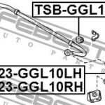 Втулка заднего стабилизатора D21 FEBEST