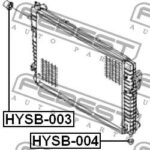 Втулка крепления радиатора FEBEST
