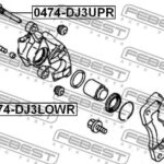 Втулка направляющая суппорта тормозного переднего FEBEST