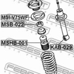 Пыльник переднего амортизатора FEBEST