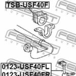 Тяга стабилизатора передняя левая FEBEST