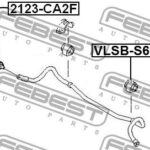 Втулка переднего стабилизатора D20 FEBEST