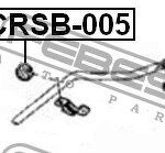 Втулка переднего стабилизатора FEBEST