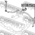 Втулка переднего стабилизатора D24.8 FEBEST HYSBTUCF248