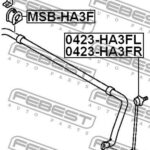 Втулка переднего стабилизатора D19 FEBEST