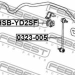 Втулка переднего стабилизатора D24 FEBEST