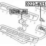 Втулка переднего стабилизатора D24 FEBEST