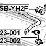 Втулка переднего стабилизатора D30 FEBEST