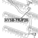 Втулка переднего стабилизатора D29 FEBEST