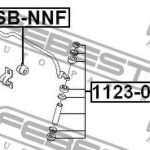 Втулка переднего стабилизатора FEBEST