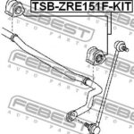 Втулки стабилизатора передние комплект TOYOTA COROLLA (S.AFRICA) ADE150,NDE150,NRE150,ZRE151,ZZE150 2008.02-2013.06 TSB-ZRE151F-KIT FEBEST