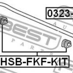 Втулка переднего стабилизатора комплект D22 FEBEST