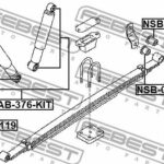 Втулка задней рессоры задняя FEBEST