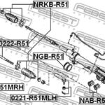 Наконечник рулевой правый FEBEST