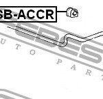 Втулка заднего стабилизатора D14.5 FEBEST HYSBACCR