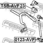 Втулка переднего стабилизатора D23 FEBEST