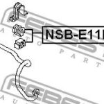 Втулка переднего стабилизатора D22 FEBEST