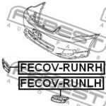 Заглушка фары противотуманной правая FEBEST