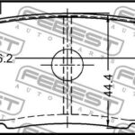 Колодки тормозные задние FEBEST