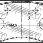 Колодки тормозные передние комплект FEBEST