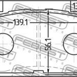 Колодки тормозные передние FEBEST