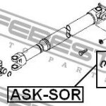 Крестовина карданного вала KIA BONGO-3 1TON/1.4TON 2006-, SORENTO 02-09 ASK-SOR FEBEST
