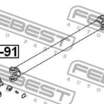 КРЕСТОВИНА КАРДАННОГО ВАЛА 25X76.8 MITSUBISHI NATIVA 08- FEBEST