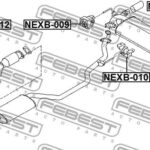 Подвеска глушителя NEXB-011 FEBEST