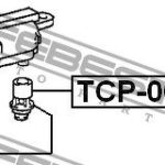Наконечник катушки зажигания TOYOTA MARK 2/CHASER/CRESTA GX100 1996-2001 TCP-002 FEBEST