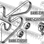 Ролик натяжной FEBEST