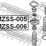 Опора заднего амортизатора левая FEBEST