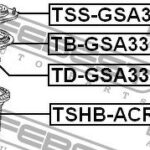 Опора переднего амортизатора FEBEST