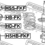 Опора переднего амортизатора FEBEST