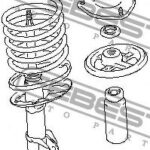 Опора амортизатора MITSUBISHI LANCER CS 2000-2009 MSS-004 FEBEST
