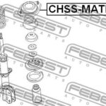 Опора переднего амортизатора FEBEST